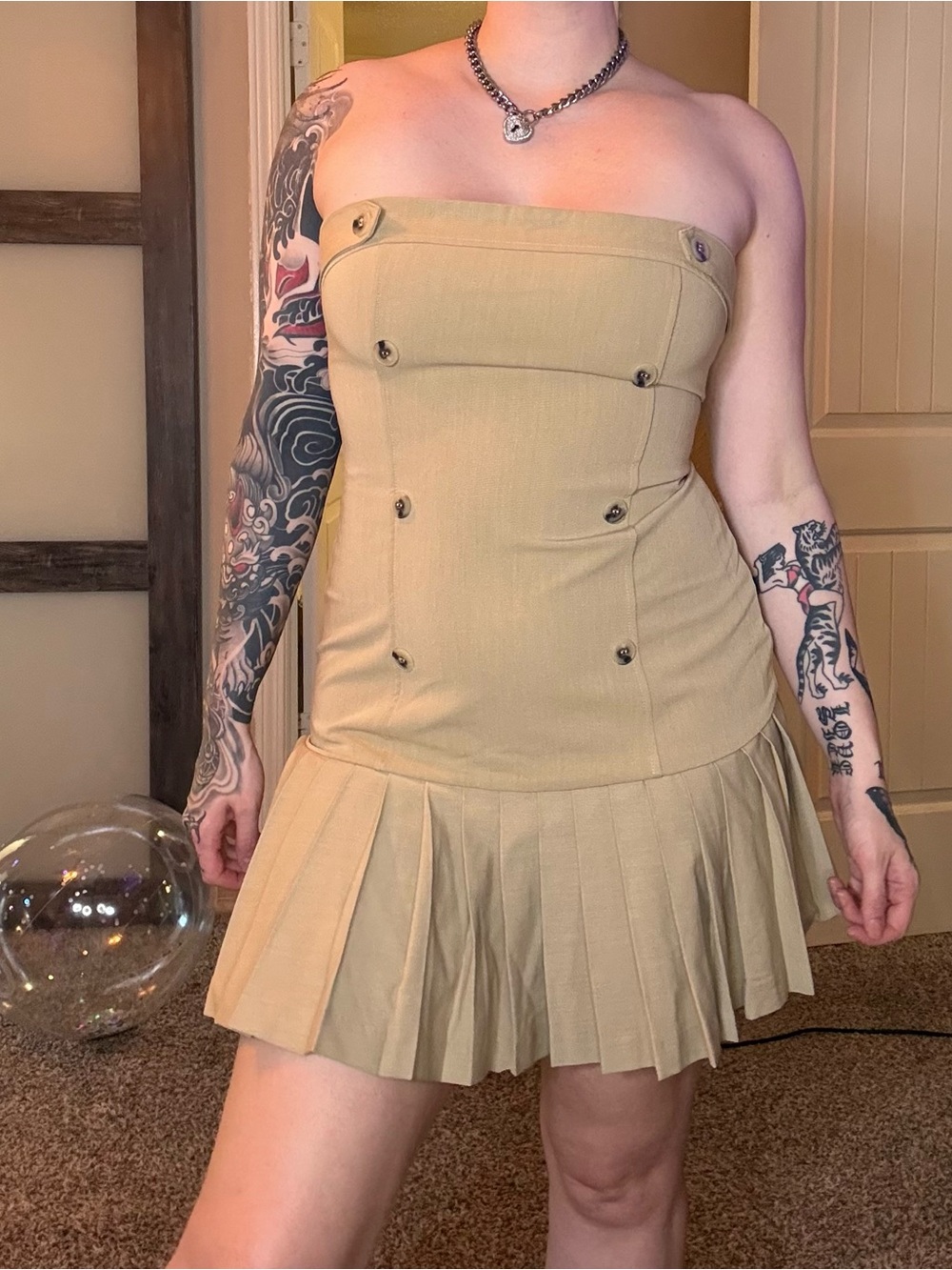 NWOT Maeve Anthropologie  khaki dress